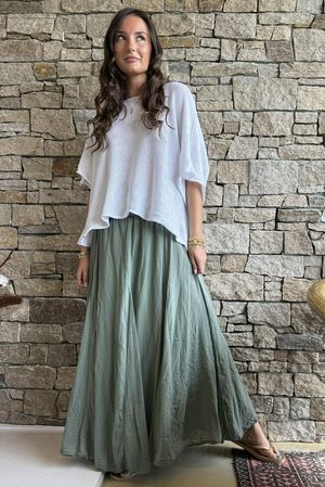 Songbird Bandeau Skirt Dress Khaki - /20=